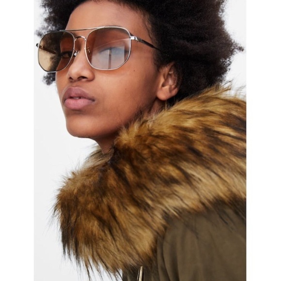 ZARA Short Hooded Parka - Picture 5 of 8